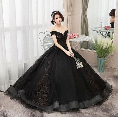 Sweet Floral Print, Prom Dress's