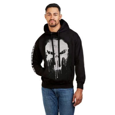 The Punisher Mens Skull Hoodie