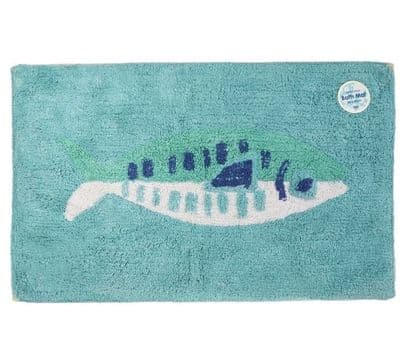 Tufted Cotton Bath Mat - Fish