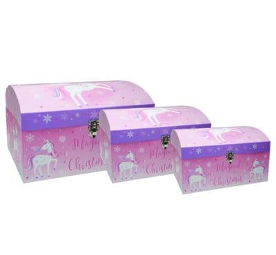 Unicorn Nested Gift Boxes (x3)