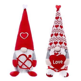 Valentines Day Decoration 2PCS Valentine Gnomes