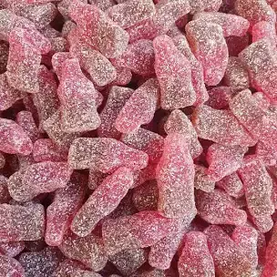 VEGAN FIZZY CHERRY COLA BOTTLES (CANDYCRAVE) 2KG