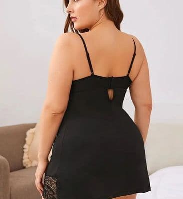 Women's Plus Size Lace Underwear Sling Nightdress Pajamas