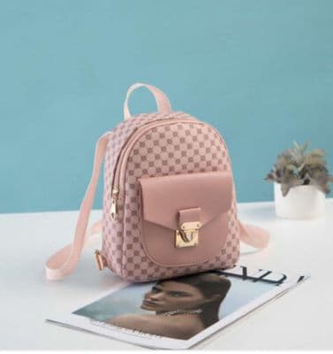 Womens Girls Small Rucksack Backpack PU Leather Travel School Shoulder Bag