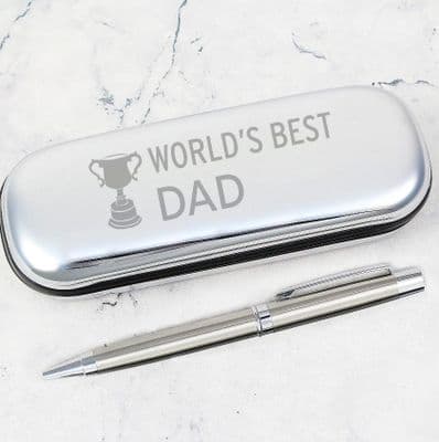 World's Best Dad Pen and Box Set
