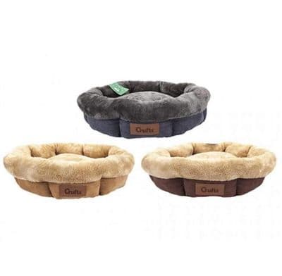 X SUEDE RING PET BED W/HANGTAG 3ASSTD