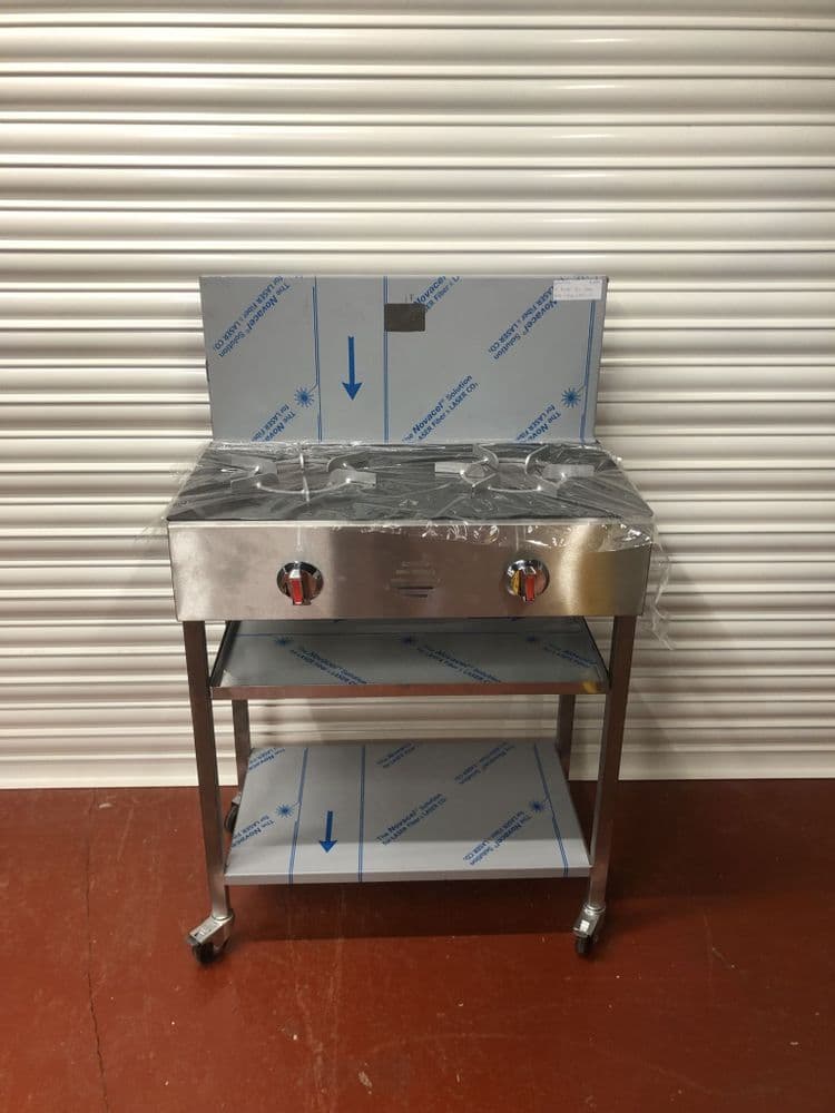 2 Burner Commercial Gas Cooker EN2102 BRAND NEW
