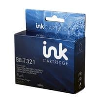 Compatible Epson C13T03214010 (T0321) Black Ink Cartridge
