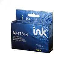 Compatible High Capacity Epson C13T18144010 (18XL) Yellow 6.6ml