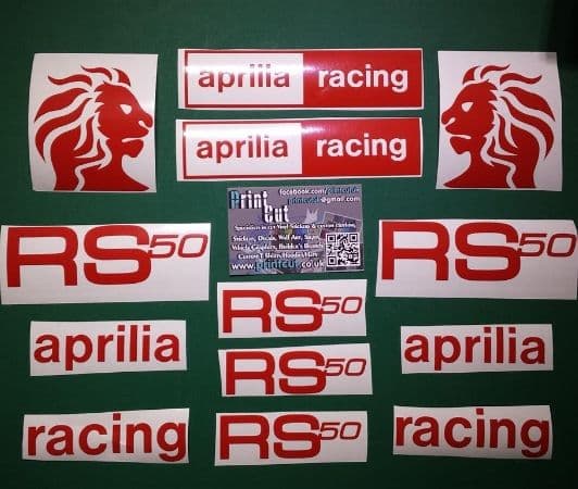 APRILIA RS50 Decal/ Sticker Pack type2