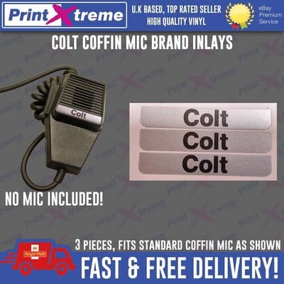 SADELTA ECHO MASTER PLUS cb radio Mic Microphone Decal Sticker bezel ...
