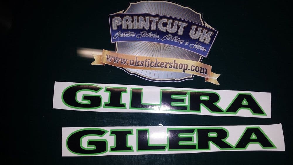 Gilera Black & Green Decals/Stickers VX VXR FX FXR SP DD Runner