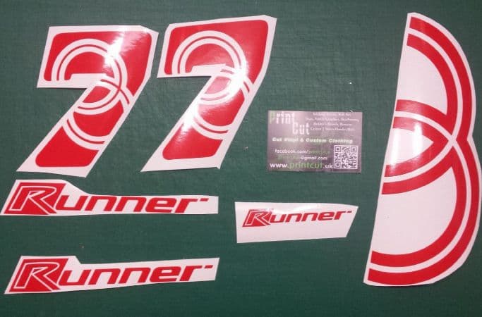 Gilera Runner 7 s Decals/Stickers SP FX FXR VX VXR ST