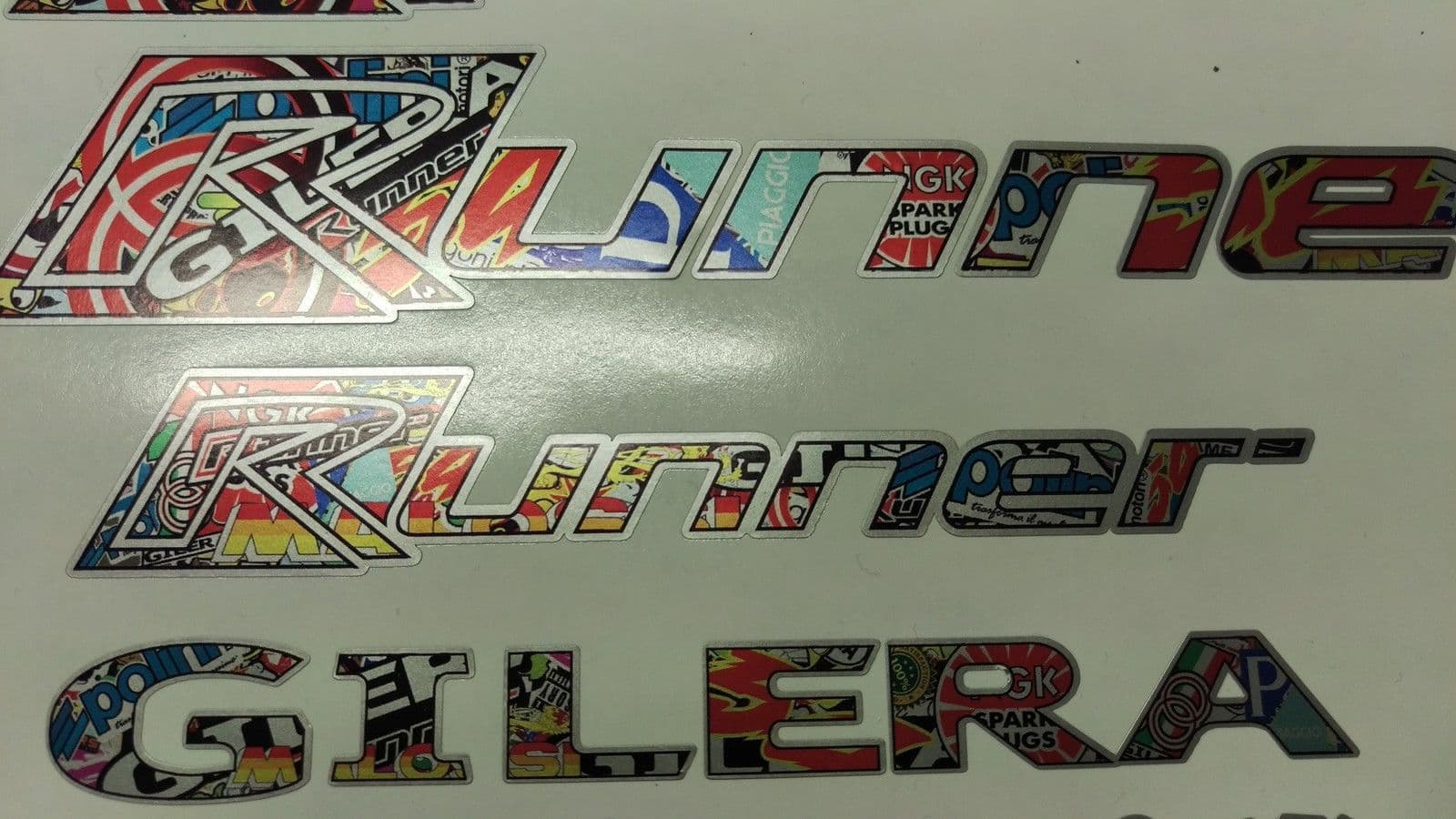 Gilera Runner Decals Stickers EXCLUSIVE StickerBomb sp vx fx vxr fxr st ...