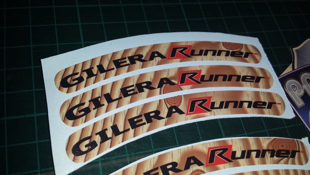 Gilera Runner Rim tape Wheel stickers EXCLUSIVE 50 125 172 180 183 sp ...