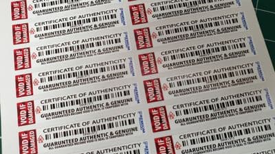 GUARANTEED AUTHENTIC VOID LABELS suitable for cali glass jar labels RX pressitin mylar HIGH QUALITY