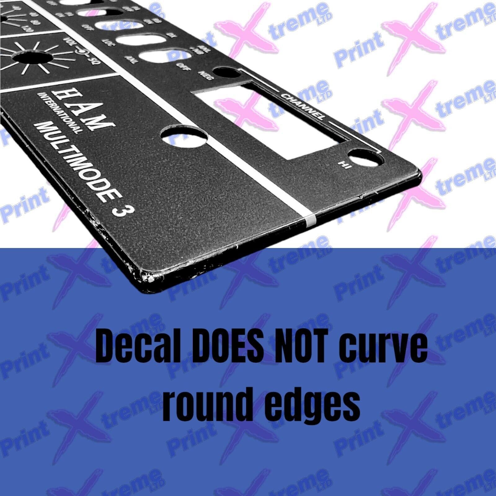 HAM INTERNATIONAL MULTIMODE 3 MM3 cb radio faceplate Decal Sticker bezel