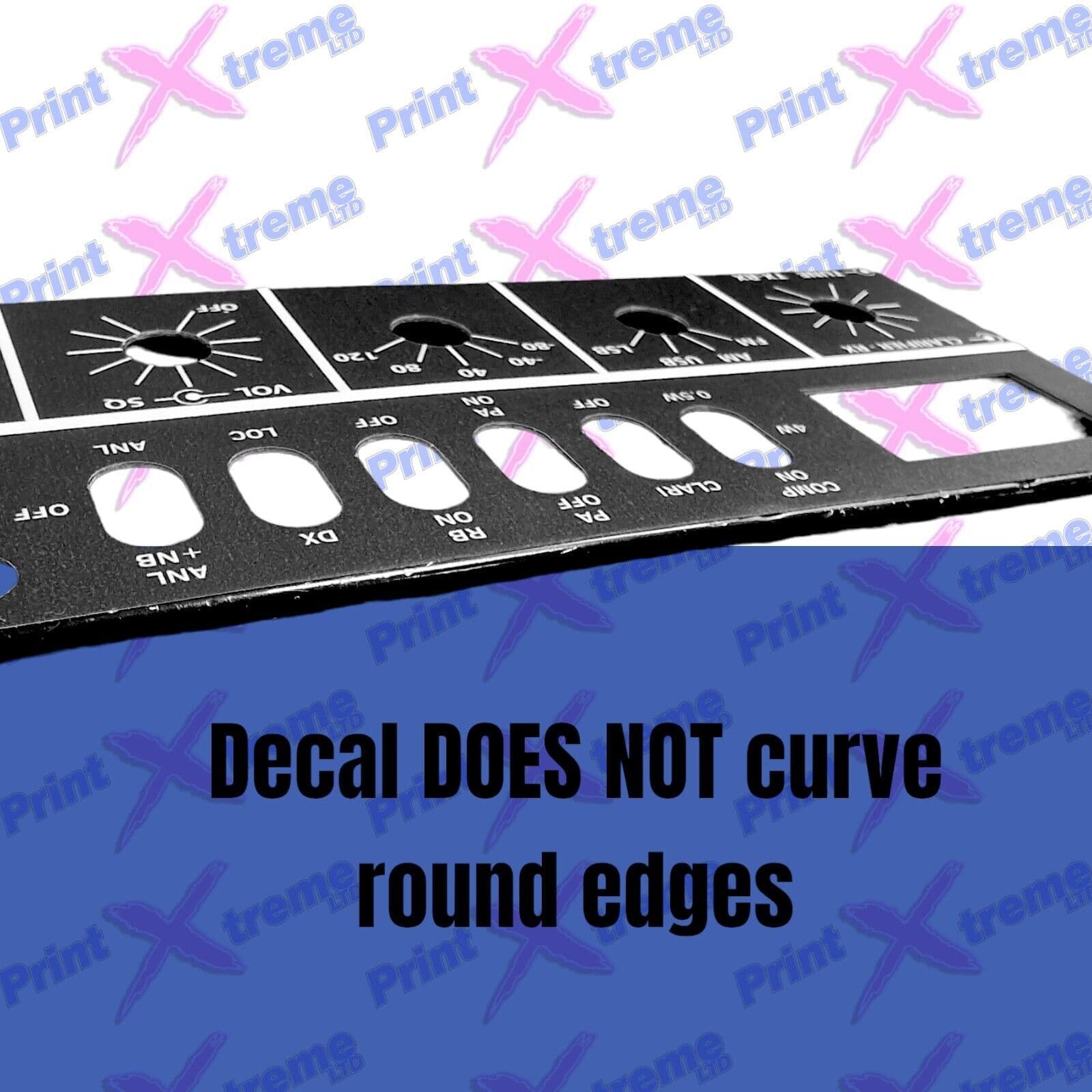 HAM INTERNATIONAL MULTIMODE 3 MM3 cb radio faceplate Decal Sticker bezel