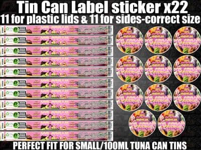 ICE CREAM CAKE Cali pressitin Tin Labels Stickers RX Medical  HIGH QUALITY