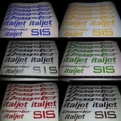 Italjet Dragster Decals/Stickers