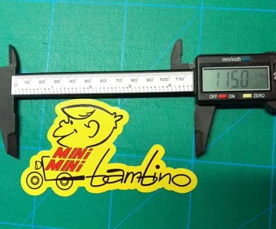 Italjet Mini Mini Bambino indian Vintage sticker mm5A scrambler minibike indian