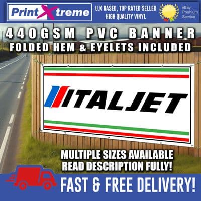 ITALJET  PVC BANNER SIGN SIGNS Indoor Outdoor workshop shed garage  motorcycle racing DRAGSTER MM5