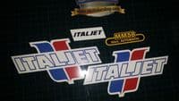 Italjet Vintage sticker kit m5 mm5 mm5b 80s scrambler mini bike restoration