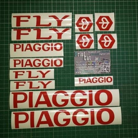 Piaggio 1 Sticker PIAGGIO FLY STICKERS/DECALS