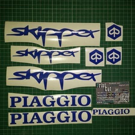 Piaggio Skipper Decals/Stickers