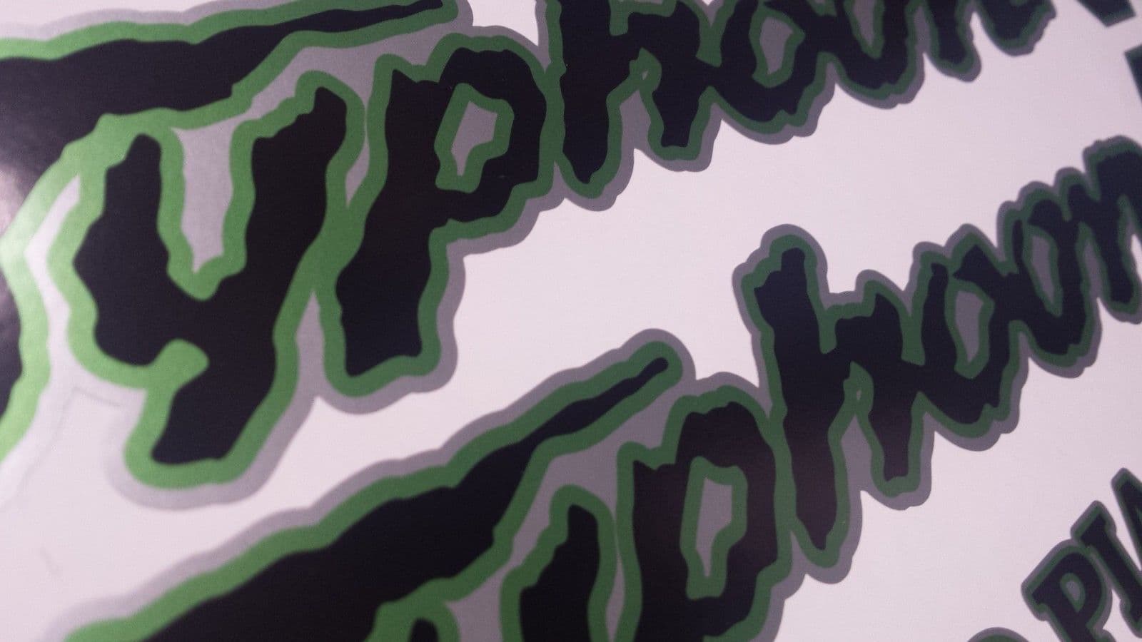 Piaggio Typhoon Decals/Stickers 50 70 80 125 172 183 Black Green Silver ...