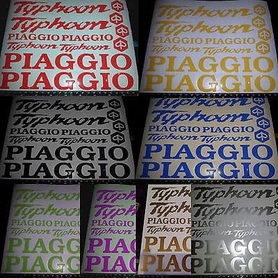 Piaggio Typhoon Decals/Stickers FULL KIT