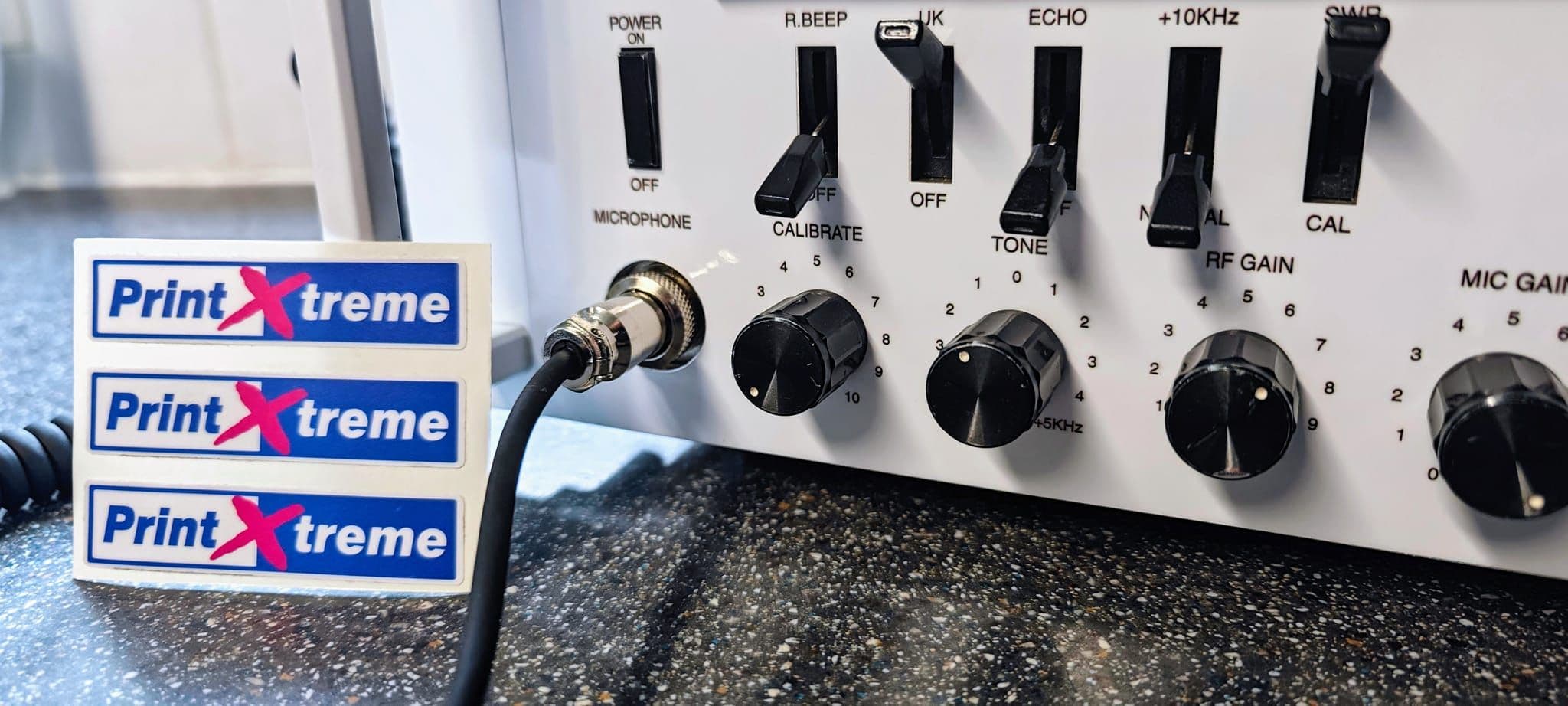 RANGER RCI2980 HOMEBASE cb radio faceplate Decal Sticker fascia self