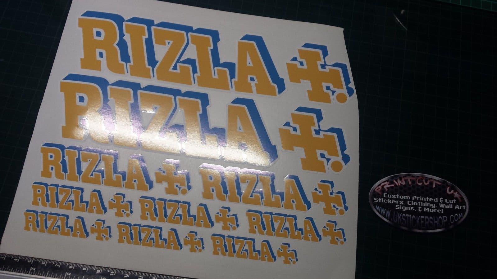 Raw Rizla Sticker Rizla 2 Colour Stickers / Decals Pack of 10 Motorcycle Suzuki Gilera RS b