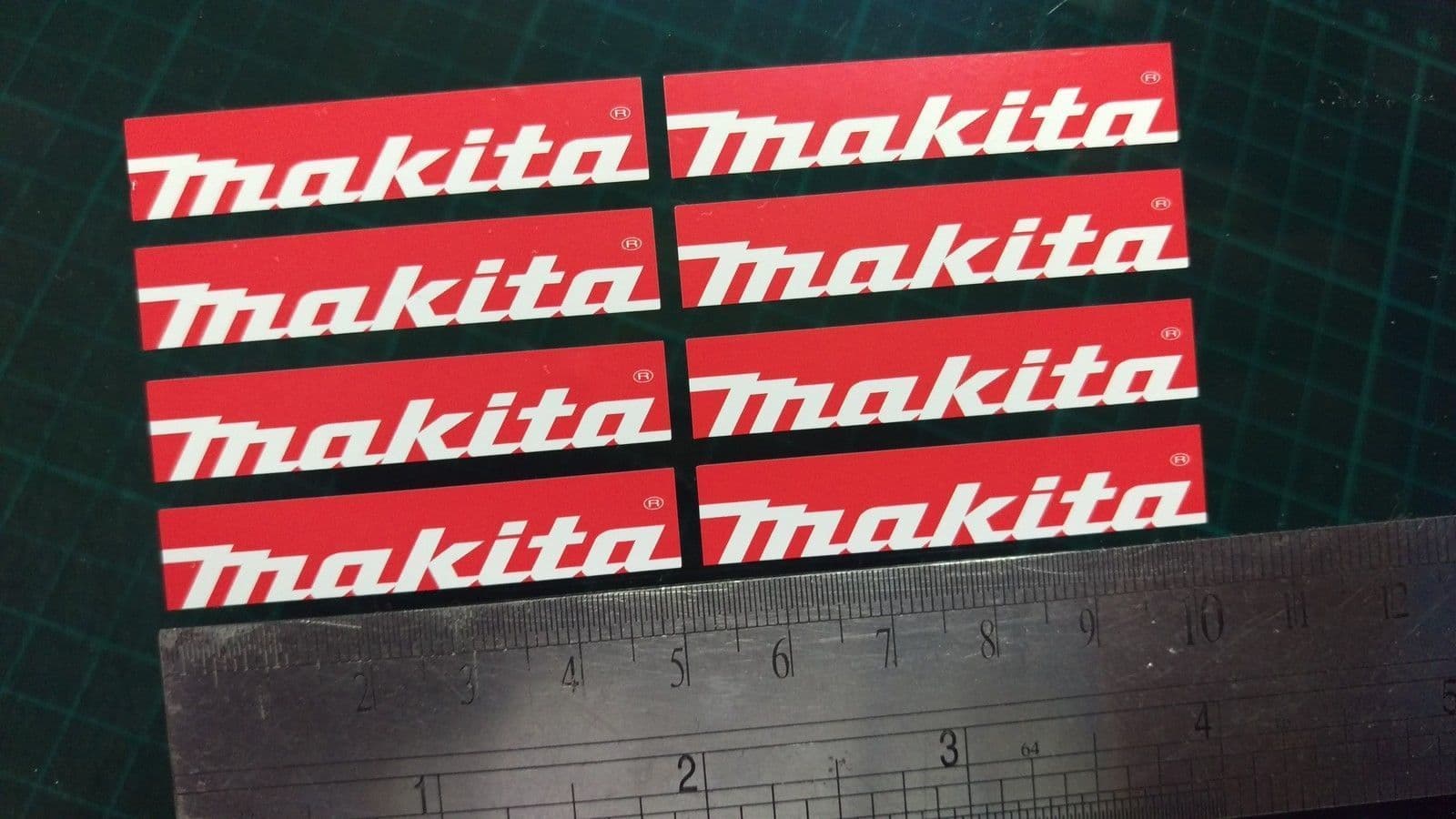 Small Makita Tool Sticker decals x8 toolbox tool box tools workshop ...