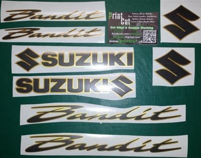 Suzuki Bandit 2 colour Stickers/Decal Kit
