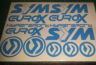 SYM Euro-x Decals/Stickers