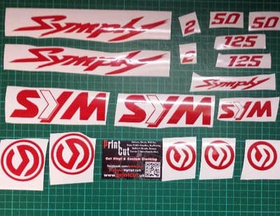 Sym Symply Decals/Stickers symply2, symply2 50, symply2 125