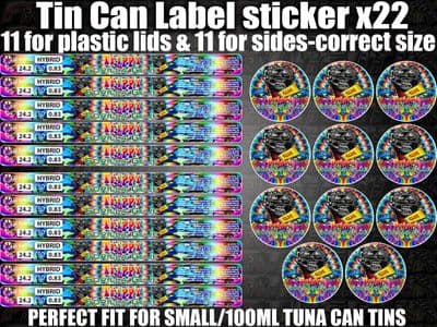 TRIPPY GORILLA GLUE Cali pressitin tuna Tin Labels Stickers RX Medical HQ