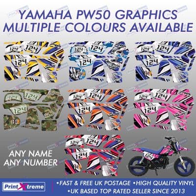 YAMAHA PW50 Graphics Motocross MX stickers PW 50 PEEWEE PEE WEE