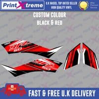 YAMAHA YFZ 50 mini quad sticker set 2022-2023