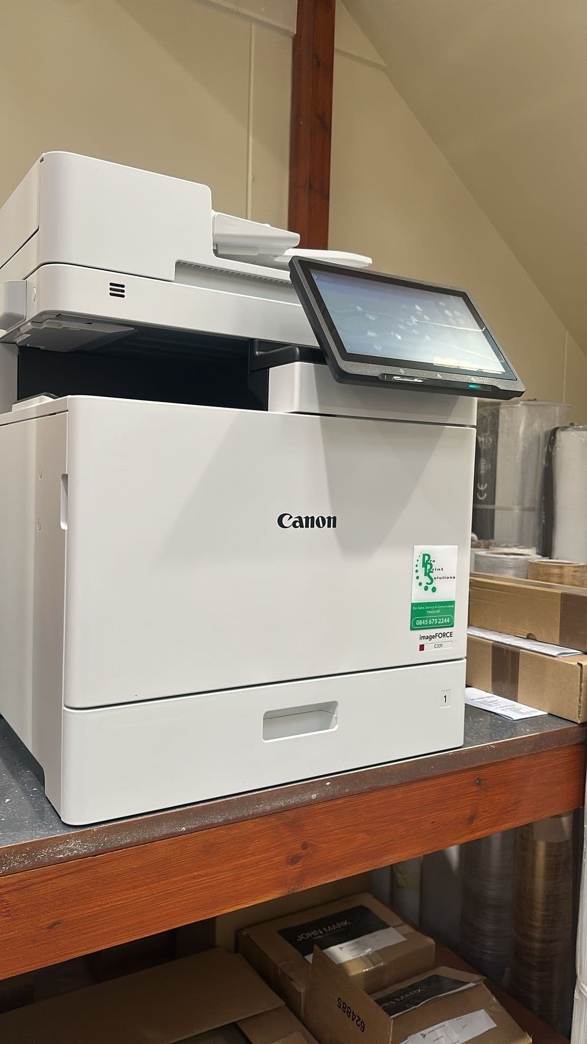 🖨️ Another successful Canon imageFORCE Printer installation  🖨️ 