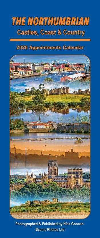 1 - The Northumbrian Castles Coast & Country 2026 Calendar (NO ENVELOPE)