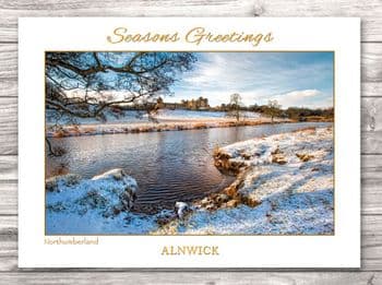 Alnwick Castle 3 Christmas Card