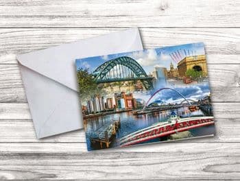 Newcastle Upon Tyne Notecard