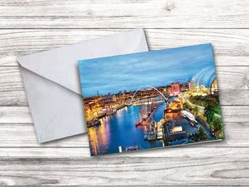 Tyne at Night Notecard