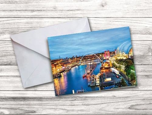 Tyne at Night Notecard