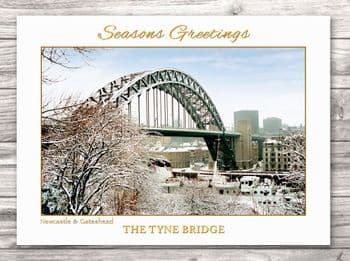 Tyne Bridge Christmas Card