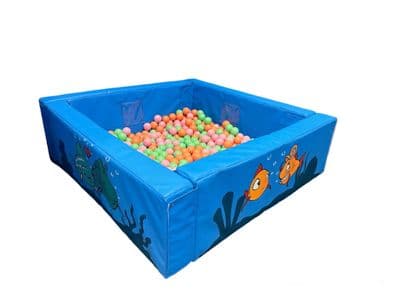 Ball pit under water theme