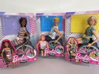 Barbie in a wheelchair