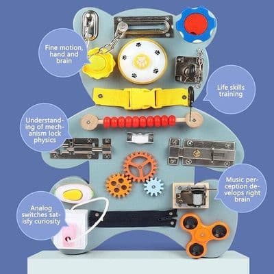 Busy Board  Teddy Bear Shaped )